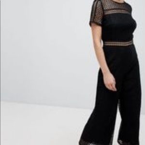 Elegant lace Black jumpsuit like new